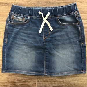 EUC Gap Denim Drawstring Skirt size L regular
